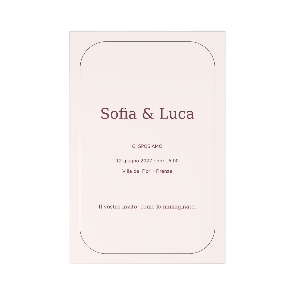 Carta Viva Creativo — 7 inviti personalizzati con buste