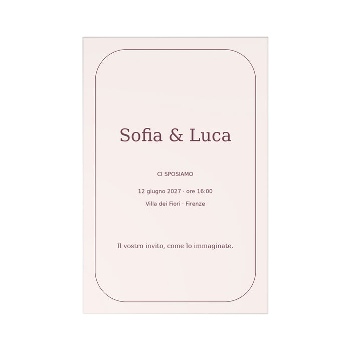 Carta Viva Creativo — 7 inviti personalizzati con buste