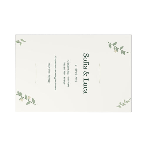 Essenziale Botanico — Printify front-horizontal preview with example wording