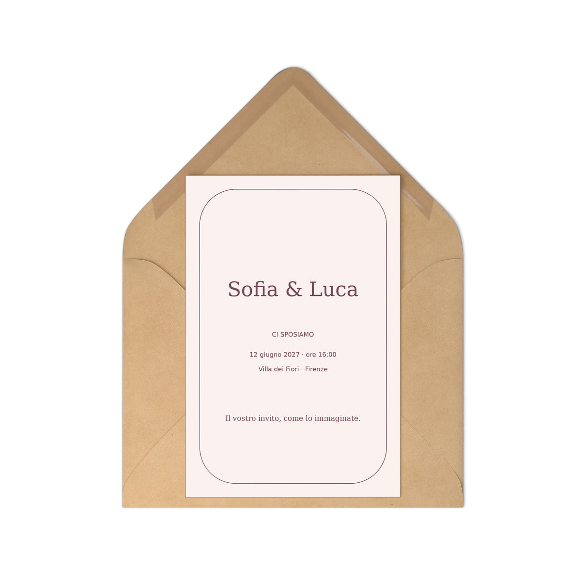 Carta Viva Creativo — 7 custom invitations with envelopes